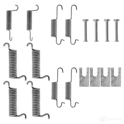 Ремкомплект тормозных накладок BOSCH 1987475001 D9IY4 AS 002 1423170681