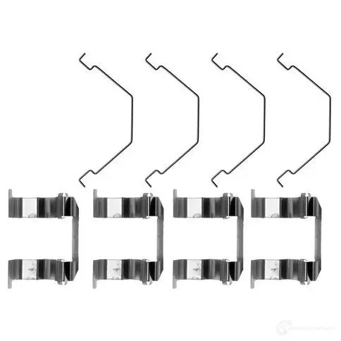 Ремкомплект колодок BOSCH 1987474228 OLYK9N 351734 AP25 0