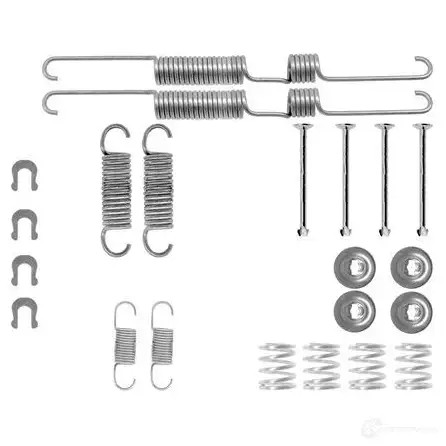 Ремкомплект тормозных накладок BOSCH 1987475250 352448 F01P4JS AS1 99