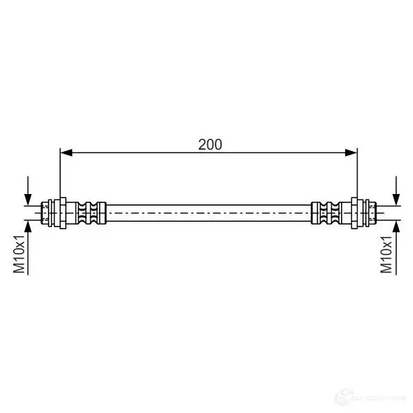Тормозной шланг BOSCH BH59 0 353266 1987476946 75Y0U
