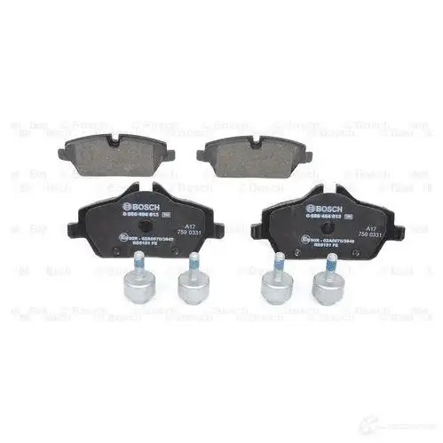 Тормозные колодки, комплект BOSCH 25913 0986494813 BP1987 1193484177