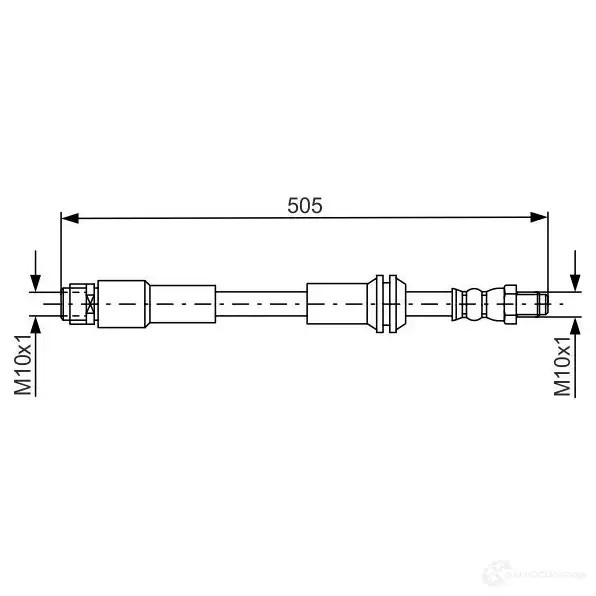 Тормозной шланг BOSCH C576WKL BH 1559 1987481675 354768