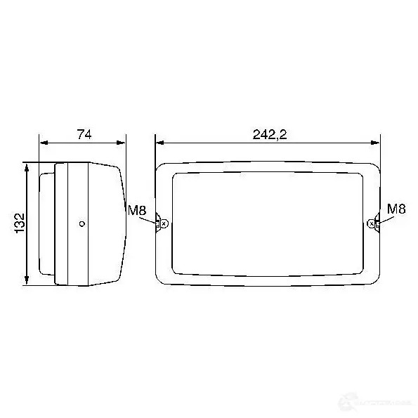 Прожектор BOSCH 0306001201 321582 3165141218480 ZX S3O1M
