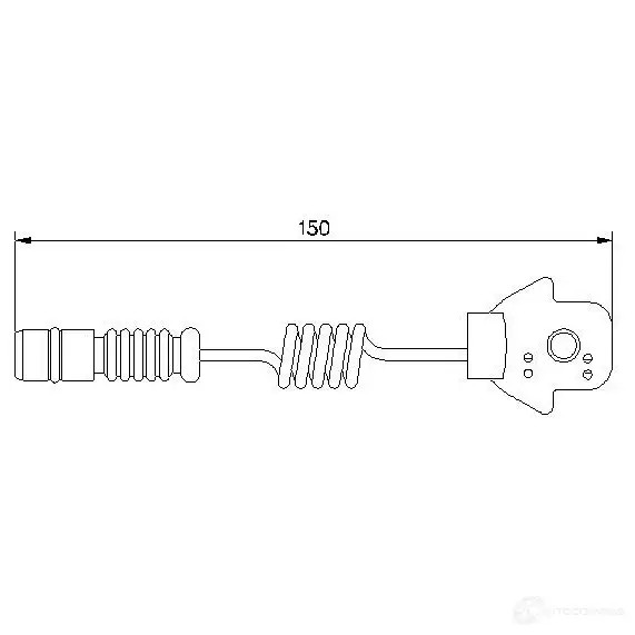 Датчик износа тормозных колодок BOSCH AP161 1987474902 352183 90 2