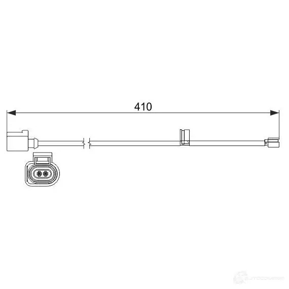 Датчик износа тормозных колодок BOSCH 8IEZKK 351945 AP 616 1987474516