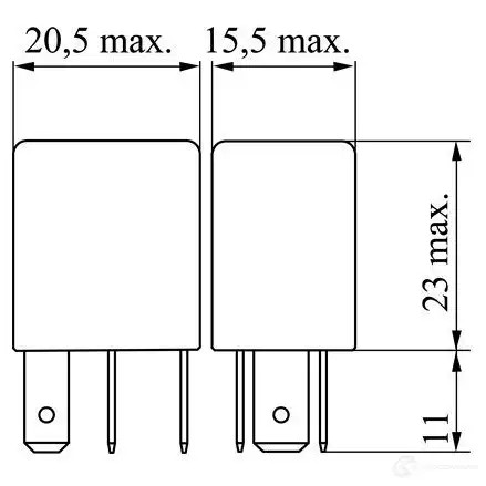 Реле BOSCH N8KE4OO V23073-B 1005-X62 0986332070 334848