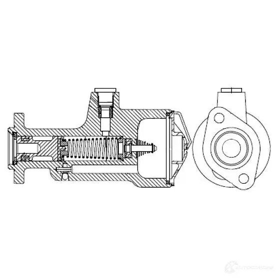 Главный цилиндр сцепления BOSCH C M5006 369714 7VC9HWK f026005006