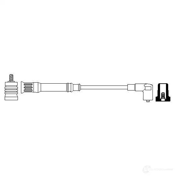 Высоковольтный провод зажигания BOSCH 6013862 94 BA 0356912938 BFQ1ZVD