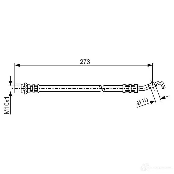 Тормозной шланг BOSCH B H776 3Q19E 352750 1987476212