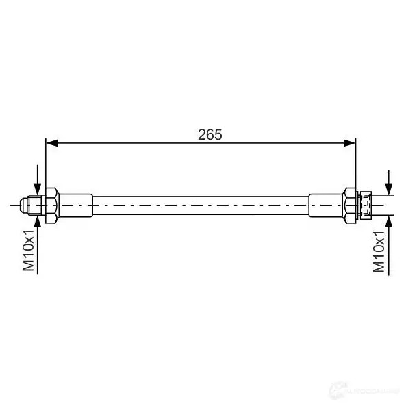 Тормозной шланг BOSCH 352768 1987476244 B H085 7IMO06
