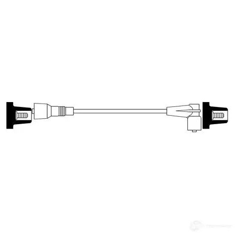 Высоковольтный провод зажигания BOSCH YA38W OL 50 335368 0986356231