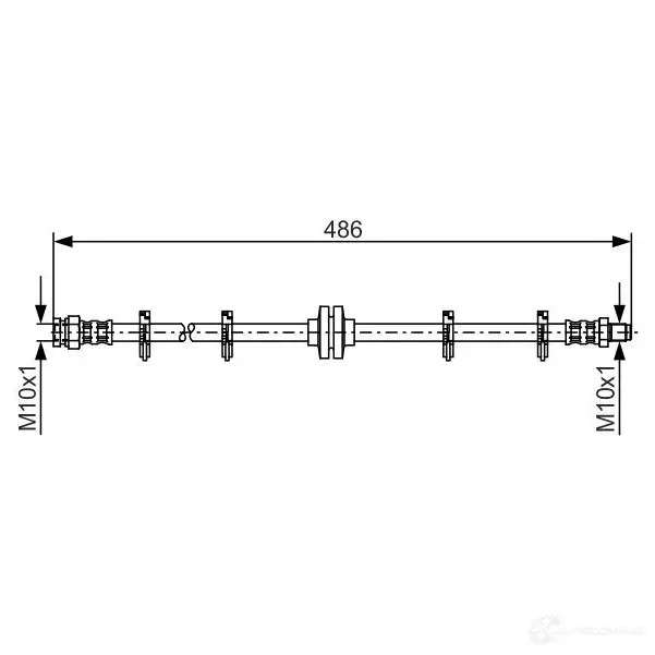 Тормозной шланг BOSCH 1987476759 353141 BH 450 7V8H1C