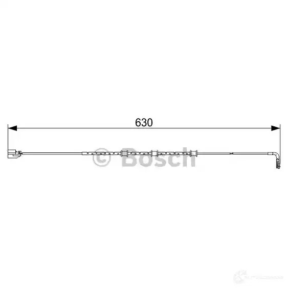 Датчик износа тормозных колодок BOSCH 0KBGIS9 1987473556 AP10 44 351553