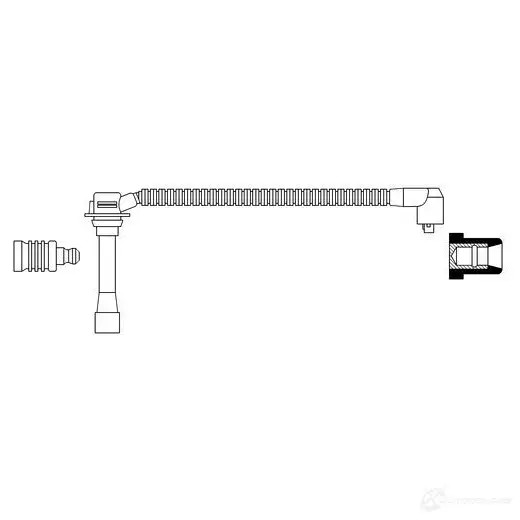 Высоковольтный провод зажигания BOSCH 0986356258 MZ6B7D 335392 PU 35