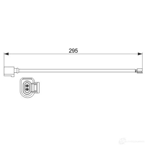 Датчик износа тормозных колодок BOSCH A P855 EAFYQ7 351525 1987473527