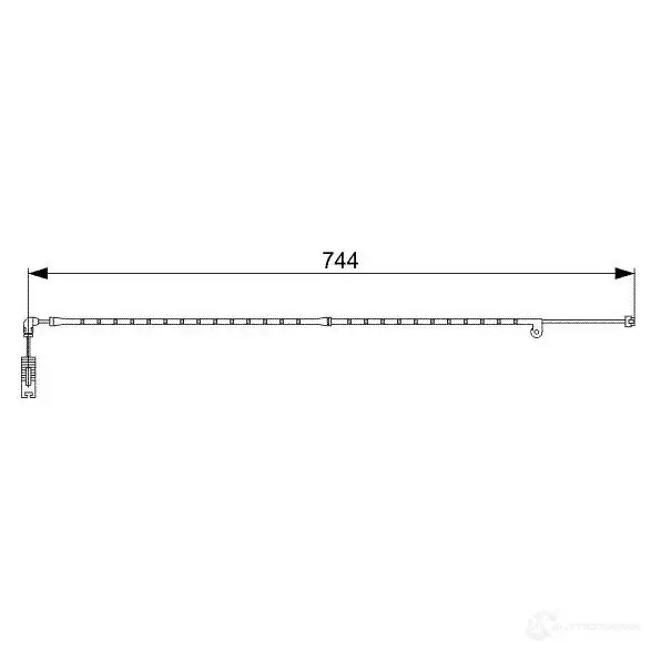 Датчик износа тормозных колодок BOSCH 351455 1987473021 AP81 4 XG0SB