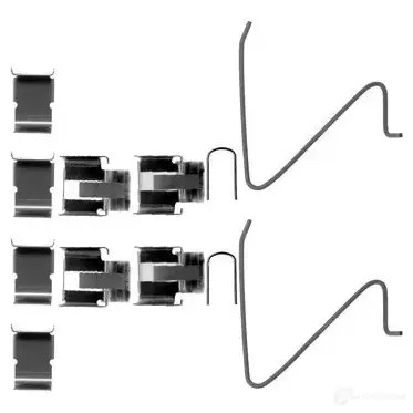 Ремкомплект колодок BOSCH 351666 1987474119 576G9 AP 091