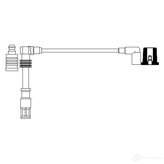 Высоковольтный провод зажигания BOSCH D9383 0356913003 325019 58 UE