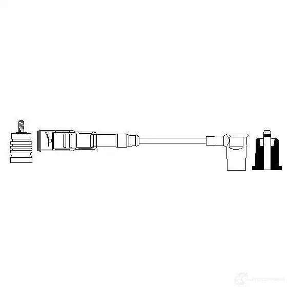 Высоковольтный провод зажигания BOSCH 324968 0356912914 58 MK 6V8RHF7