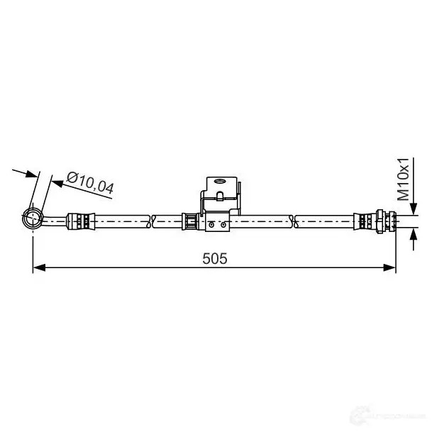 Тормозной шланг BOSCH 1987481506 05CNEGI BH1 392 354602