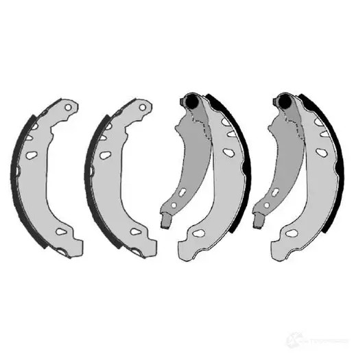 Барабанные тормозные колодки, комплект BOSCH 1193528864 J7K1NQ f026004568 BS4 813
