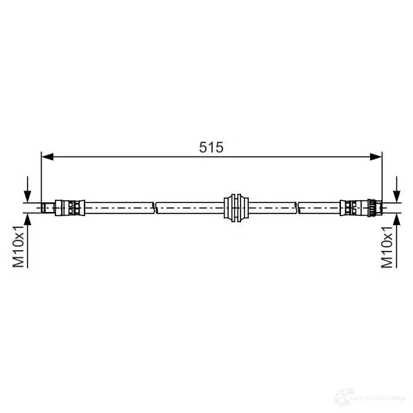 Тормозной шланг BOSCH 354576 BH13 66 1987481480 QDHYNLV