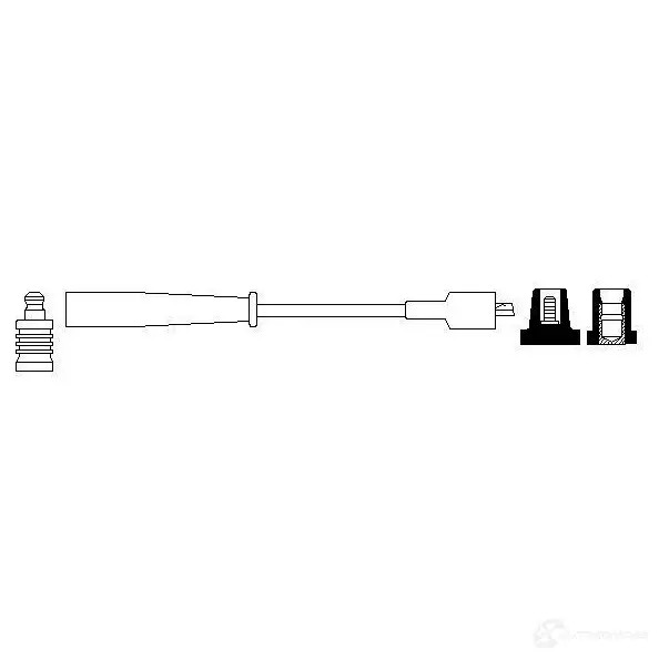 Высоковольтный провод зажигания BOSCH GJQK3 1423141772 0986356140 FN 30