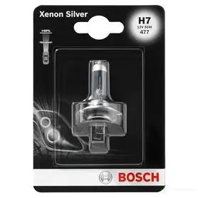Лампа галогеновая H7 PX26D 55 Вт 12 В BOSCH 12 V 55 W H7 Xenon Silver 1987301069 350052 FRRHK