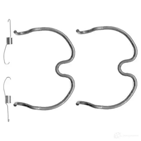 Ремкомплект тормозных накладок BOSCH X87ILW 352502 AS 254 1987475305
