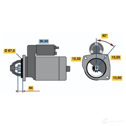 Задний фонарь BOSCH 0319346104 4047024053588 SV5 OX 322998