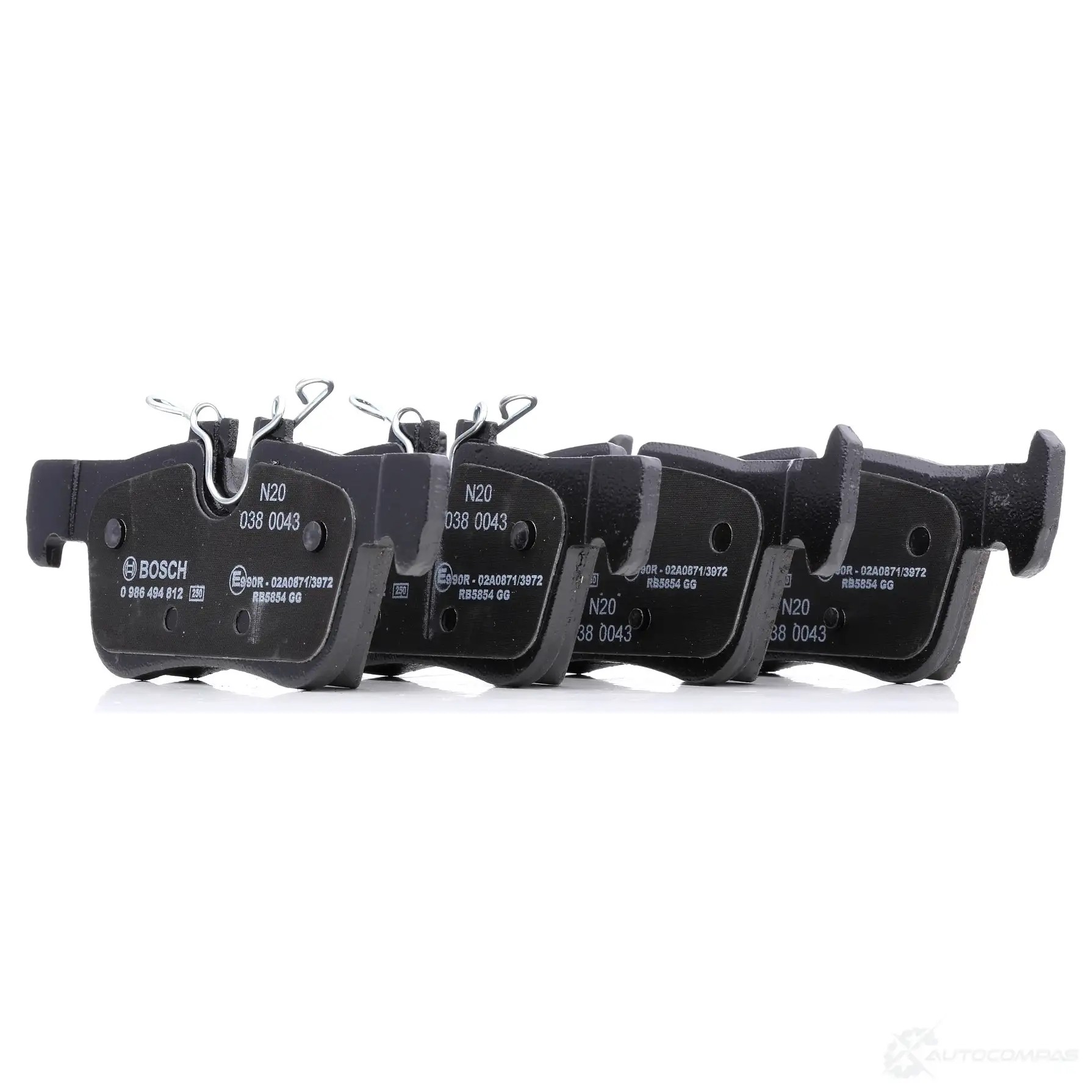 Тормозные колодки, комплект BOSCH 1193484174 0986494812 25331 BP1986