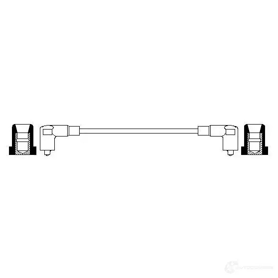 Высоковольтный провод зажигания BOSCH 0356904075 VS4Q71 324887 81 UO