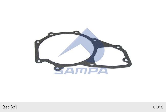 Прокладка КАМАЗ-5490 MERCEDES дв.OM421, 441 насоса водяного SAMPA