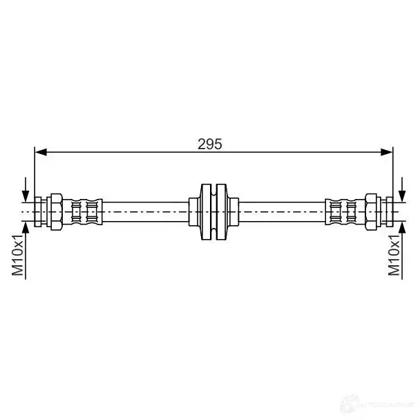 Тормозной шланг BOSCH YB3GD8 353030 BH3 25 1987476632
