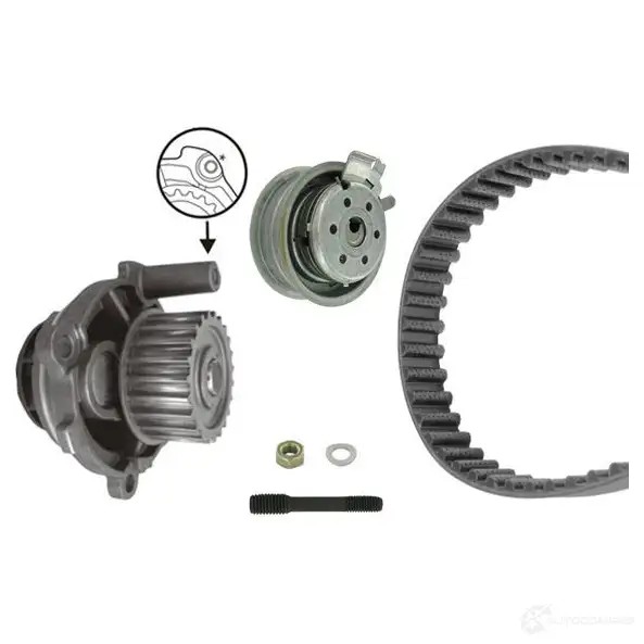 Комплект ремня грм с водяным насосом BOSCH 1987946438 WASSERPUMP EN-SET 6497O4A 356215