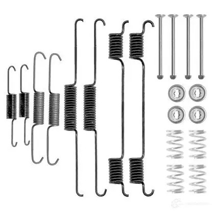 Ремкомплект тормозных накладок BOSCH SVJVHJ 1987475292 AS 241 352489