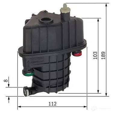 Топливный фильтр BOSCH 0450906473 329096 G 94 N 6473