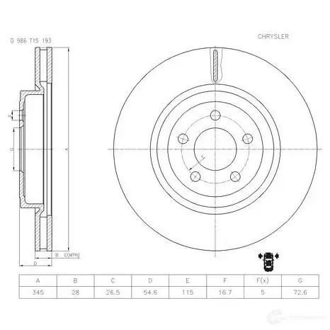 Поворотник BOSCH E3 41445 322415 1M9UF6 0318212204