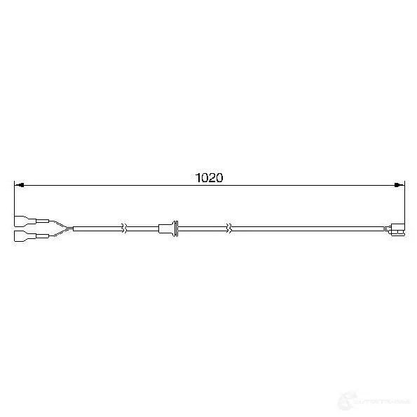 Датчик износа тормозных колодок BOSCH AP228 352250 1987474980 9 80