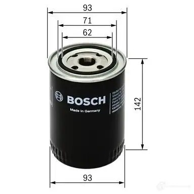 Масляный фильтр BOSCH 329290 FJ/WH 14/10/19 P 3005 0451203005