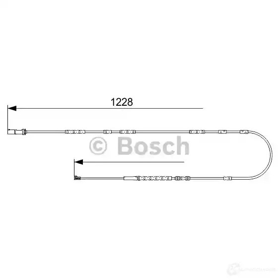 Датчик износа тормозных колодок BOSCH 1987473547 LT70QMW 351544 A P1038