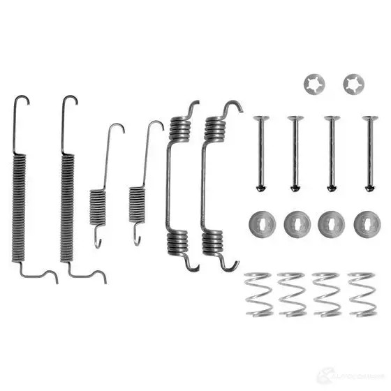 Ремкомплект тормозных накладок BOSCH AS08 8 0TZR3 352341 1987475121