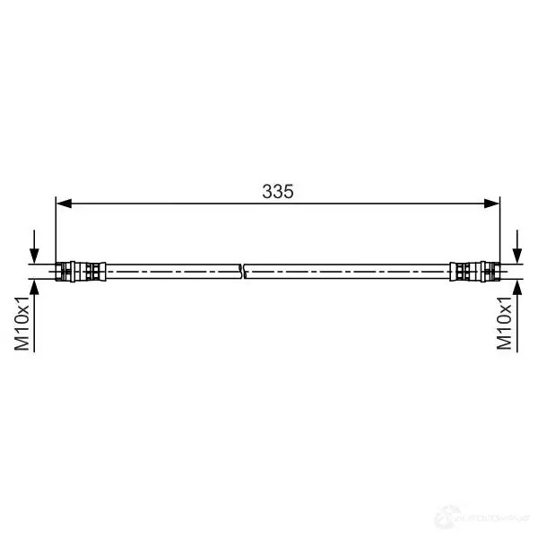 Тормозной шланг BOSCH BH140 3 TY01QQ 354613 1987481517