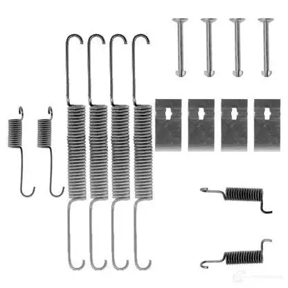 Ремкомплект тормозных накладок BOSCH 352381 AS 129 1987475163 F8N5R