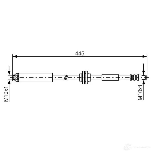 Тормозной шланг BOSCH BH 755 U8I92 352721 1987476180