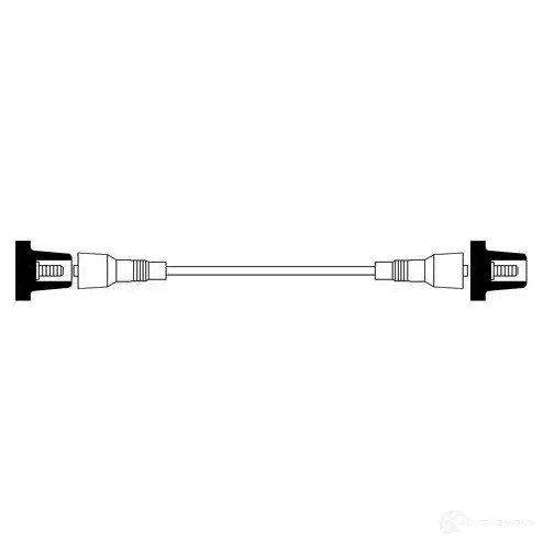 Высоковольтный провод зажигания BOSCH 8NVCFK0 OH 100 0986356227 335365