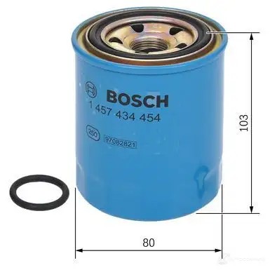 Топливный фильтр BOSCH N 4454 1457434454 349508 WKZMDZC