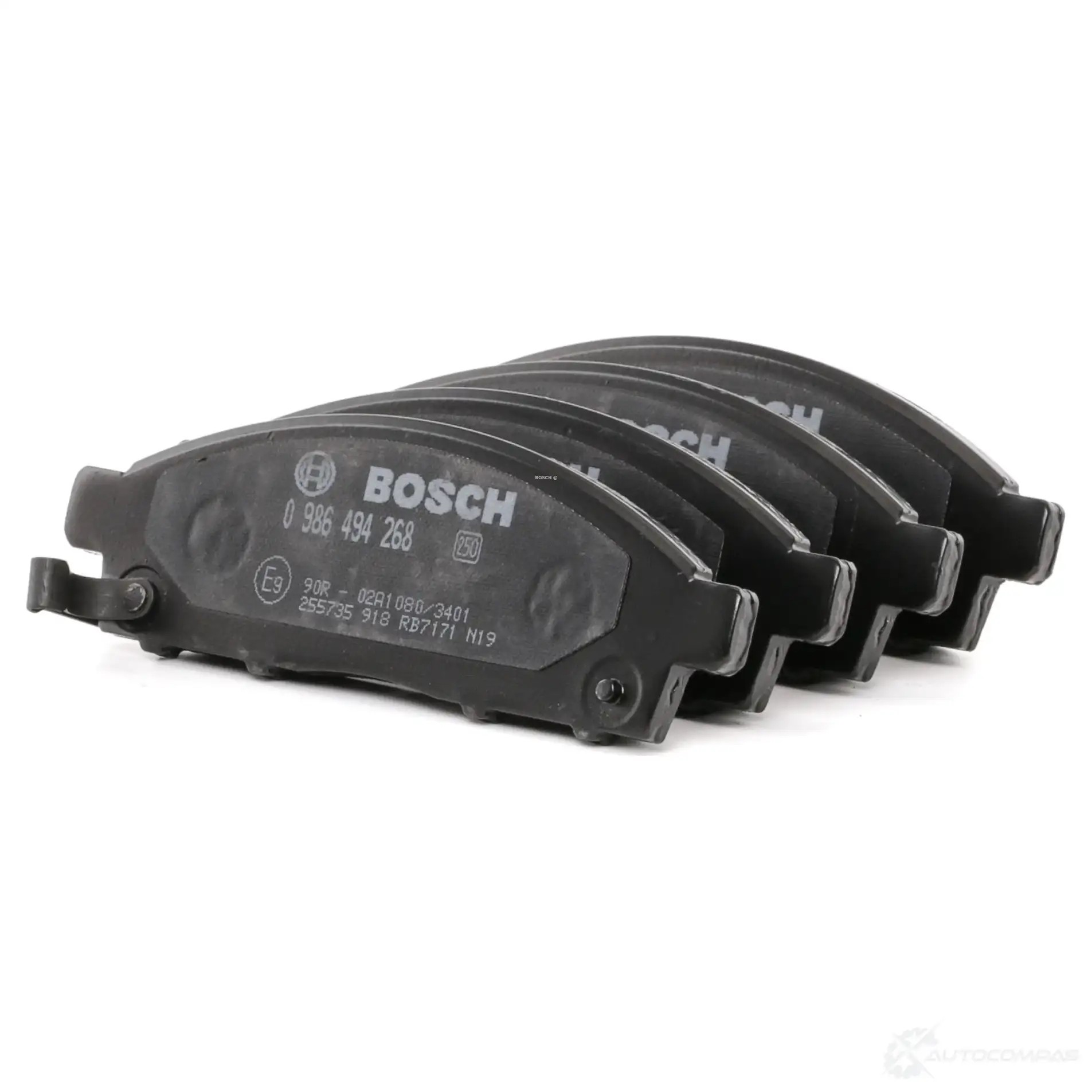 Тормозные колодки, комплект BOSCH BP1180 342255 24530 0986494268