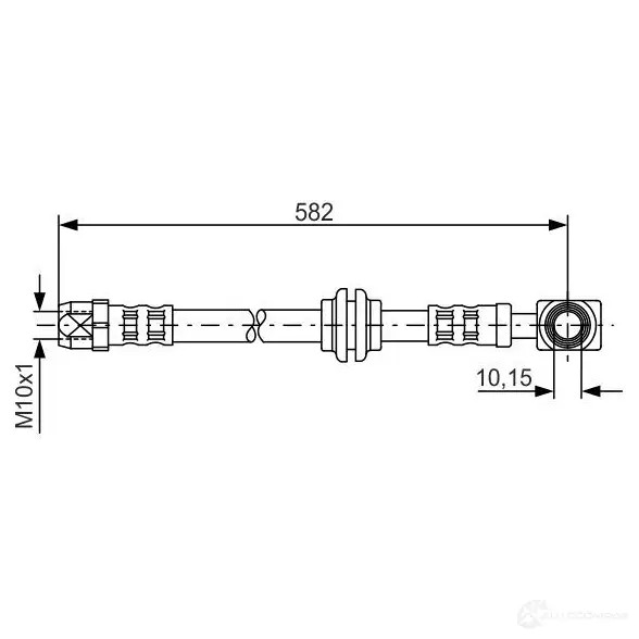 Тормозной шланг BOSCH BH6 33 4X59HWQ 353307 1987476991