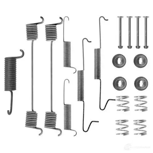 Ремкомплект тормозных накладок BOSCH 352397 0JF3KEU 1987475179 AS 145